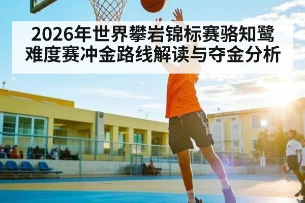 2026年世界攀岩锦标赛骆知鹭难度赛冲金路线解读与夺金分析